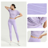 Yoganix Women's Yoga Shirt Backless Sexy Crop Top Gym Fitness Sportswear Running Workout T-shirt Sports Loose Tank Tops Jogger Vest