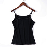 Yoganix Women Casual White Tank Tops Simple Cotton Spaghetti Strap Women's T-shirts White Bandage Sleeveless Tops Plus Size 2018 - Yoganix Store